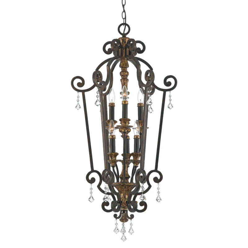 Candelabru Marquette Quoizel de la Elstead E14, Bronz, Qz-Marquette6-B, UK