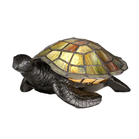 Veioza Tiffany Animal Lamps Quoizel de la Elstead G9, Multicolor, Qz-Sawback-Tl, UK