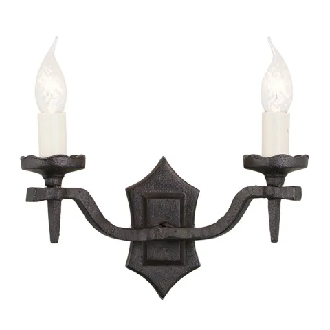 Aplica Rectory de la Elstead E14, Negru, Ry2B-Black, UK