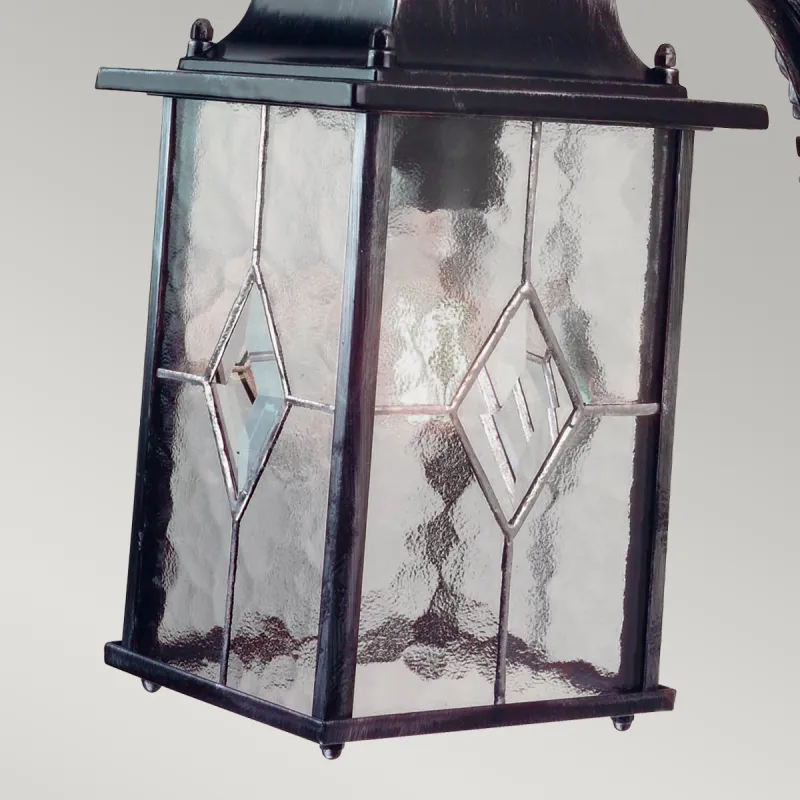 Aplica Exterior Wexford de la Elstead E27, Negru, Wx2, UK