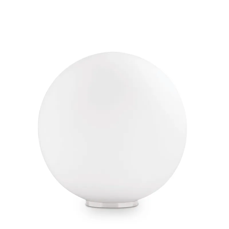 Veioza Ideal Lux Mapa Bianco Tl1 D40 E27, Alb, 000206, Italia