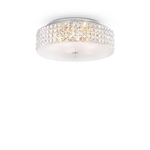 Lustra Plafon Ideal Lux Roma Pl6 G9, Crom, 000657, Italia