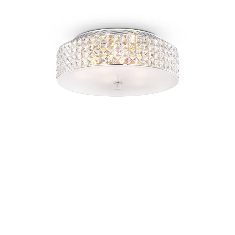 Lustra Plafon Ideal Lux Roma Pl6 G9, Crom, 000657, Italia