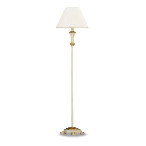 Lampadar Ideal Lux Firenze Pt1 Bianco Antico E27, Auriu, 002880, Italia