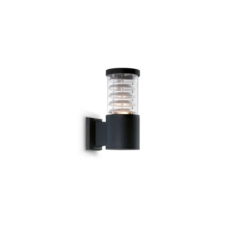 Aplica Exterior Ideal Lux Tronco Ap1 Nero E27, Negru, 004716, Italia