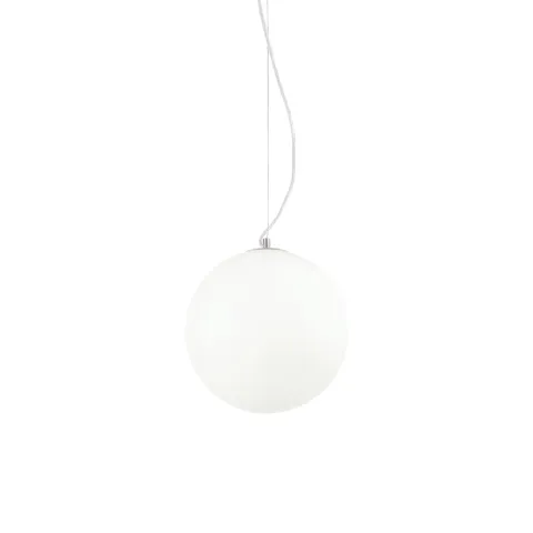 Pendul Ideal Lux Mapa Bianco Sp1 D30 E27, Alb, 009087, Italia