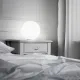 Veioza Ideal Lux Mapa Bianco Tl1 D30 E27, Alb, 009131, Italia