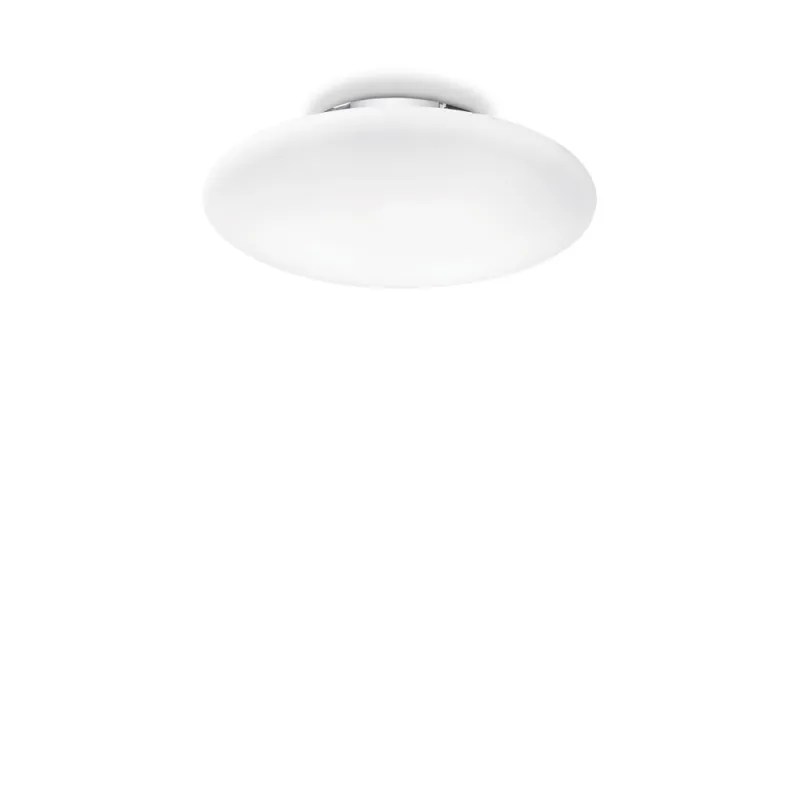 Lustra Plafon Ideal Lux Smarties Pl1 D33  E27, Crom, 009223, Italia