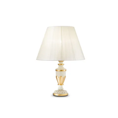 Veioza Ideal Lux Firenze Tl1 Bianco Antico E14, Auriu, 012889, Italia