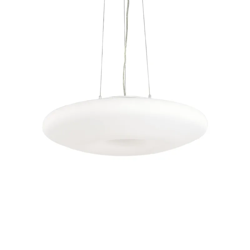 Suspensie Ideal Lux Glory Sp5 D60 E27, Nichel, 019741, Italia