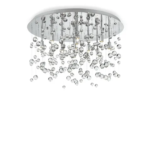 Lustra Plafon Ideal Lux Neve Pl8 Cromo G9, Crom, 022222, Italia