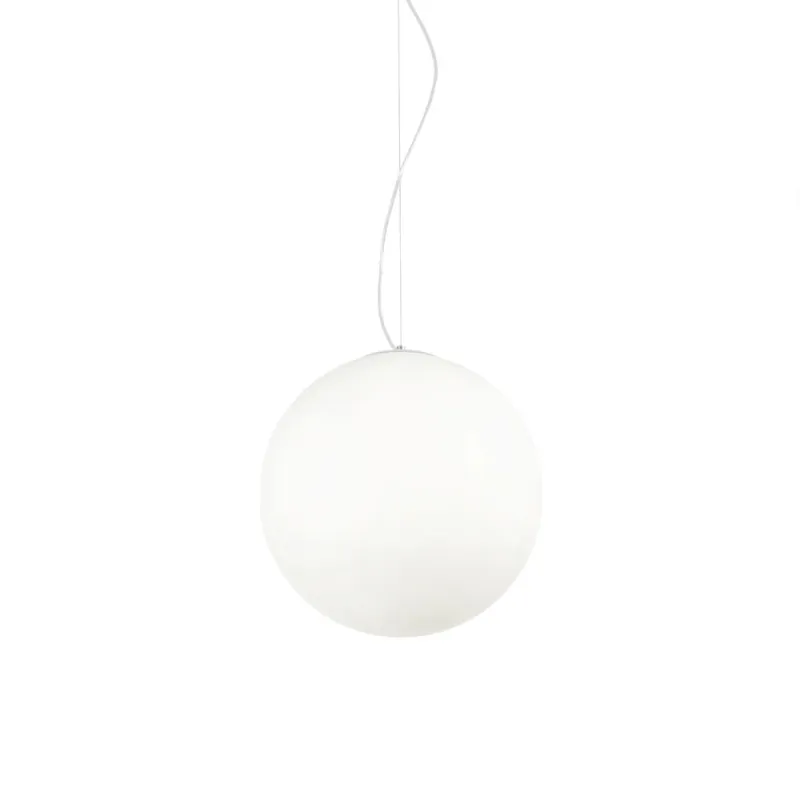 Pendul Ideal Lux Mapa Bianco Sp1 D40 E27, Alb, 032139, Italia