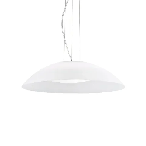 Suspensie Ideal Lux Lena Sp3 D64 Bianco E27, Crom, 035727, Italia