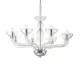 Candelabru Ideal Lux Casanova Sp8 Trasparente E14, Transparent, 044255, Italia