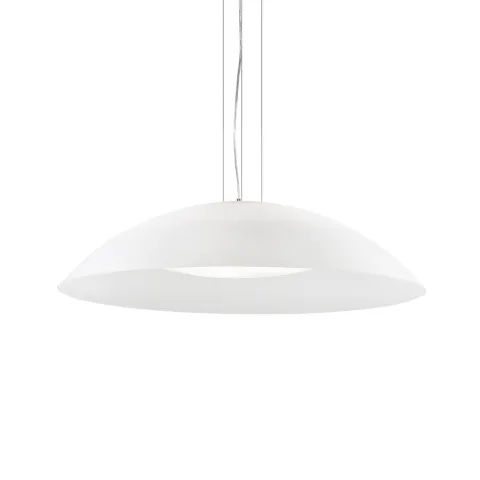 Suspensie Ideal Lux Lena Sp3 D74 Bianco E27, Crom, 052786, Italia