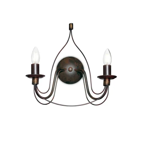 Aplica Ideal Lux Corte Ap2 Ruggine E14, Maro, 057200, Italia