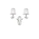 Aplica Ideal Lux Pegaso Ap2 Bianco E14, Argintiu, 059211, Italia