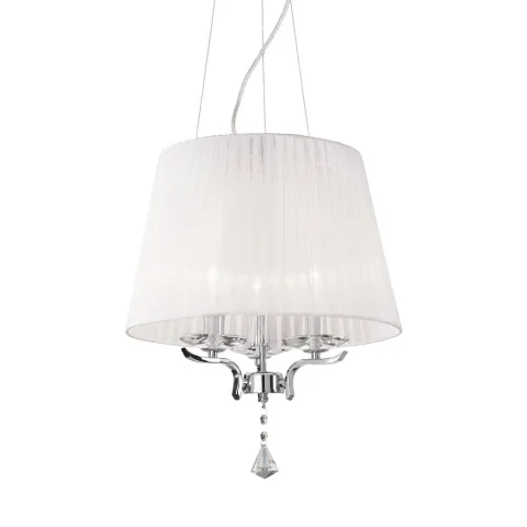 Suspensie Ideal Lux Pegaso Sp3 Bianco E14, Argintiu, 059235, Italia