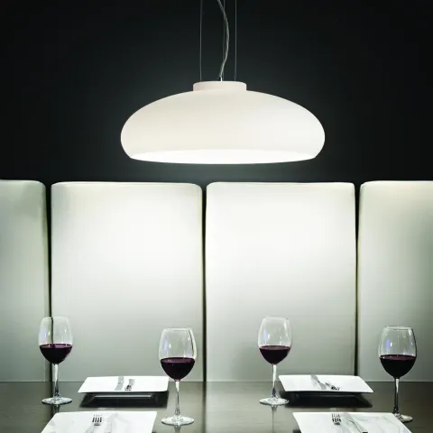 Pendul Ideal Lux Aria Sp1 E27, Crom, 059679, Italia