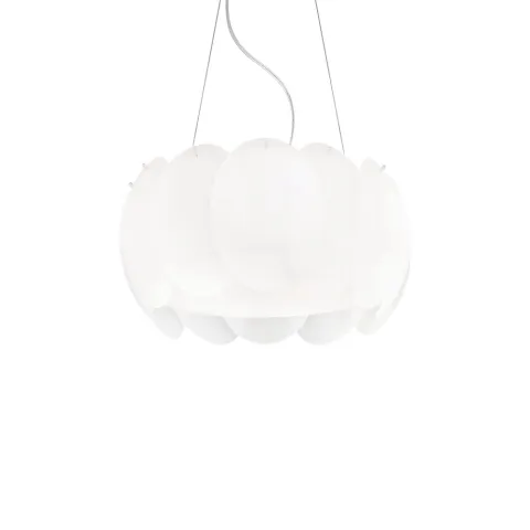 Suspensie Ideal Lux Ovalino Sp5 E27, Crom, 074139, Italia
