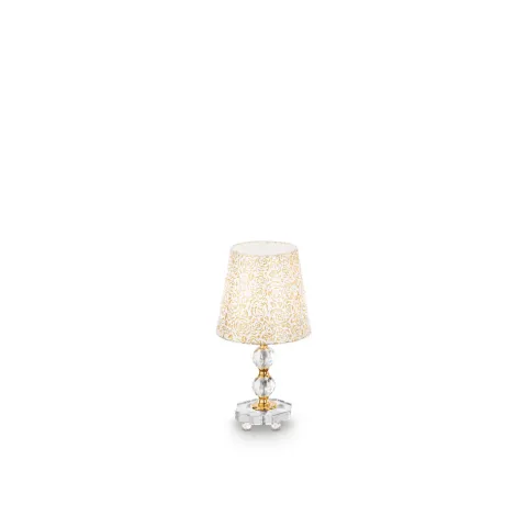 Veioza Ideal Lux Queen Tl1 Small E27, Auriu, 077734, Italia