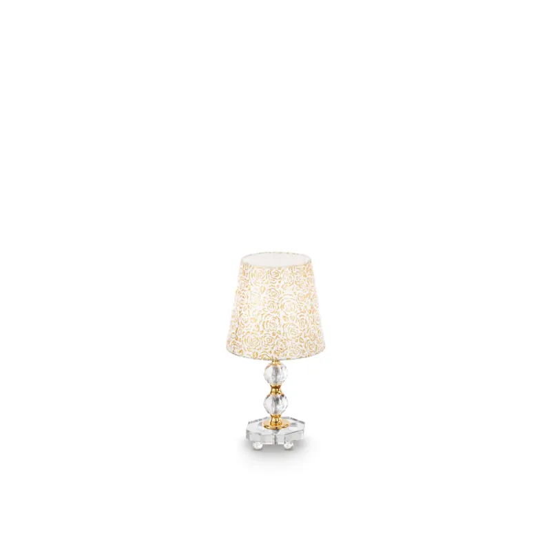 Veioza Ideal Lux Queen Tl1 Small E27, Auriu, 077734, Italia