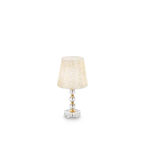 Veioza Ideal Lux Queen Tl1 Medium E27, Auriu, 077741, Italia