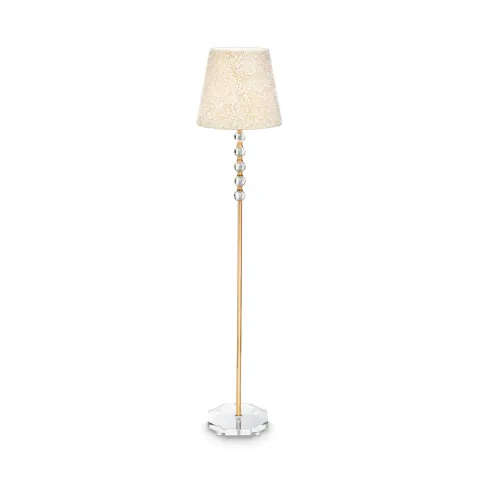 Lampadar Ideal Lux Queen Pt1 E27, Auriu, 077765, Italia