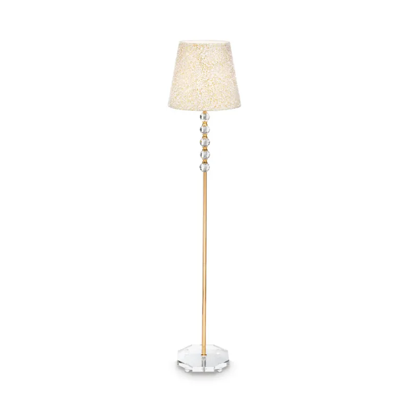 Lampadar Ideal Lux Queen Pt1 E27, Auriu, 077765, Italia