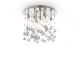 Lustra Plafon Ideal Lux Moonlight Pl8 Cromo G9, Argintiu, 077796, Italia