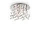 Lustra Plafon Ideal Lux Moonlight Pl12 Cromo G9, Crom, 077802, Italia