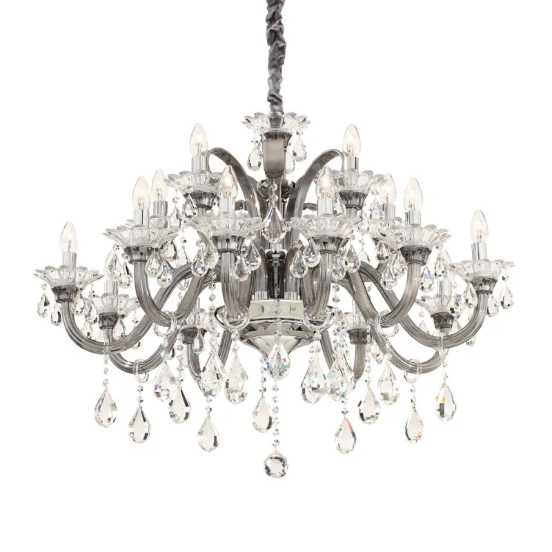 Candelabru Ideal Lux Colossal Sp15 Grigio E14, Crom, 081526, Italia
