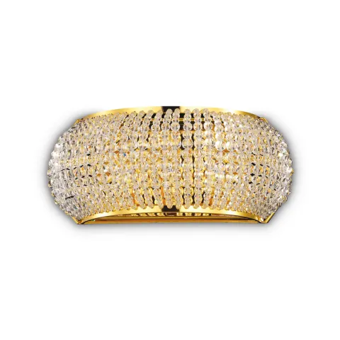 Aplica Ideal Lux Pasha' Ap3 Oro G9, Auriu, 082288, Italia