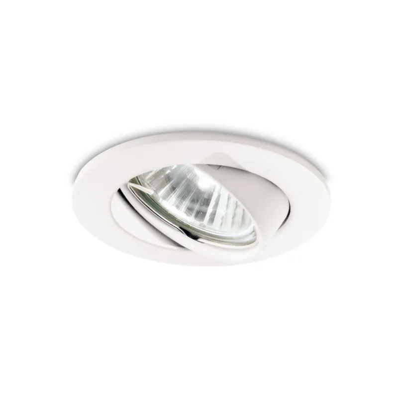 Downlight Standard Ideal Lux Swing Bianco Gu10, Alb, 083179, Italia