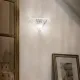 Aplica Ideal Lux Santa Ap1 Big Trasparente E14, Crom, 087368, Italia