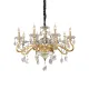 Candelabru Ideal Lux Negresco Sp8 Oro E14, Auriu, 087764, Italia
