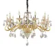 Candelabru Ideal Lux Negresco Sp10 Oro E14, Auriu, 087771, Italia