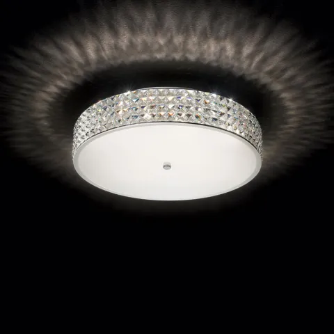 Lustra Plafon Ideal Lux Roma Pl9 G9, Crom, 087863, Italia