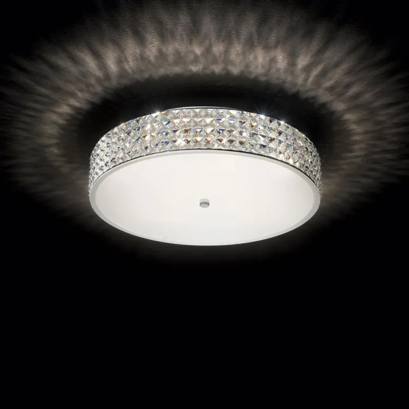 Lustra Plafon Ideal Lux Roma Pl9 G9, Crom, 087863, Italia