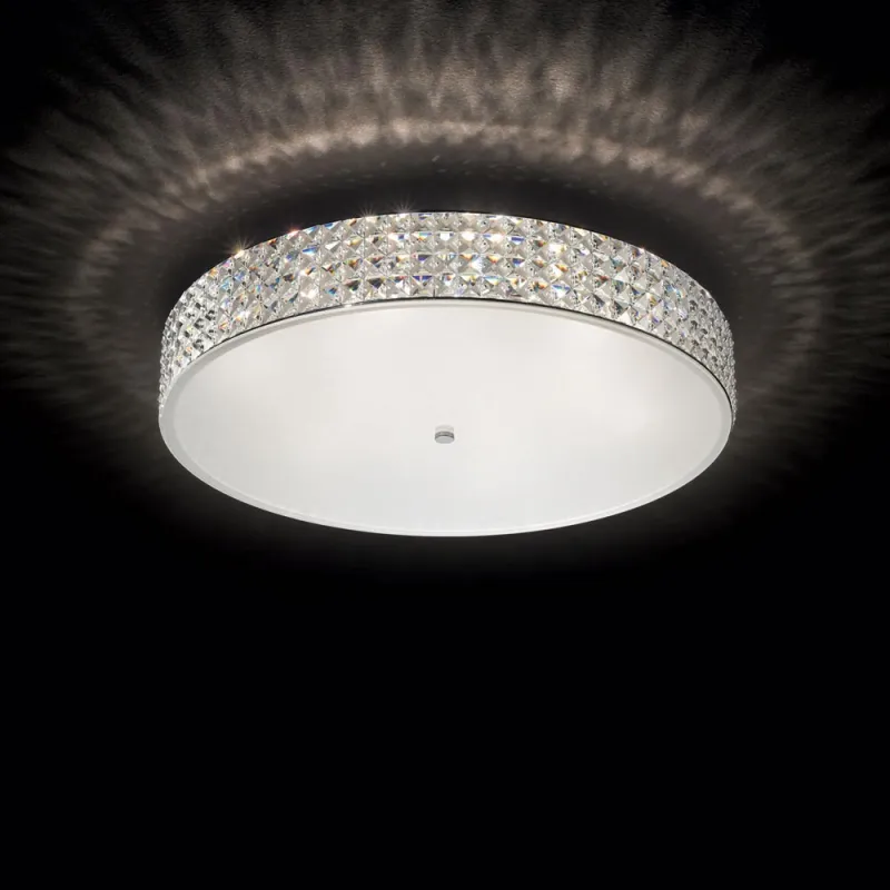 Lustra Plafon Ideal Lux Roma Pl12 G9, Crom, 087870, Italia