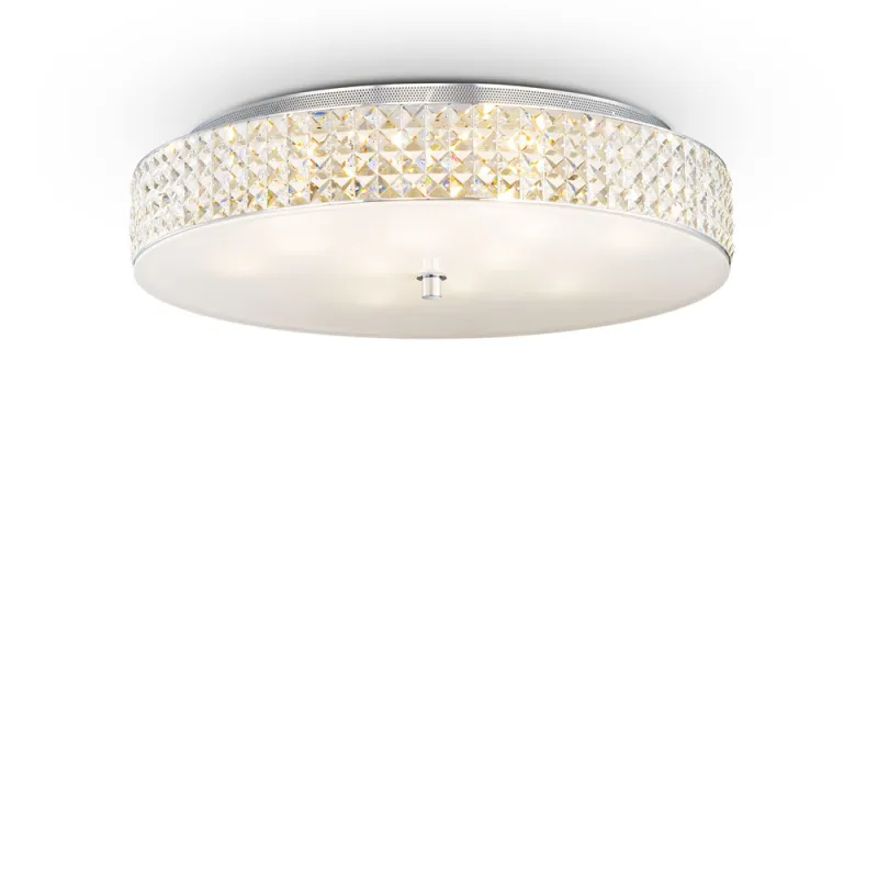 Lustra Plafon Ideal Lux Roma Pl12 G9, Crom, 087870, Italia