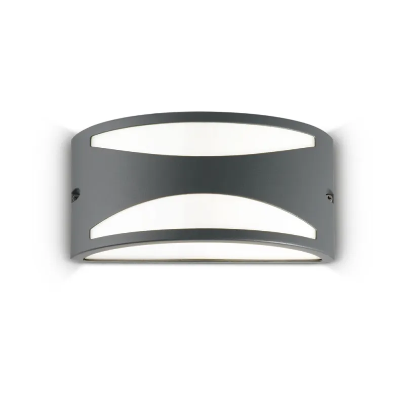 Aplica Exterior Ideal Lux Rex-3 Ap1 Antracite E27, Antracit, 092447, Italia