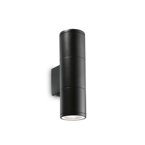 Aplica Exterior Ideal Lux Gun Ap2 Small Nero Gu10, Negru, 100395, Italia