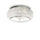 Lustra Plafon Ideal Lux Pasha' Pl10 Cromo E14, Crom, 100746, Italia
