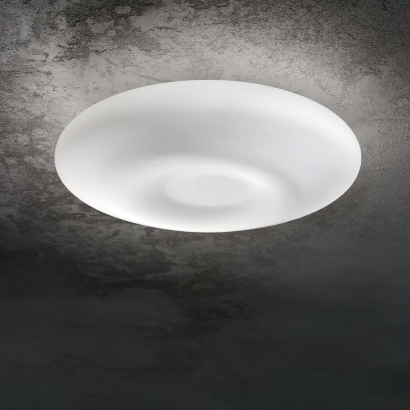Lustra Plafon Ideal Lux Glory Pl2 D40 E27, Nichel, 101132, Italia
