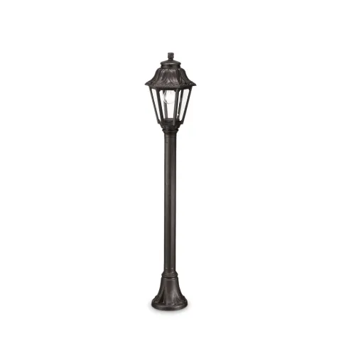 Stalp Ideal Lux Anna Pt1 Nero E27, Negru, 101514, Italia