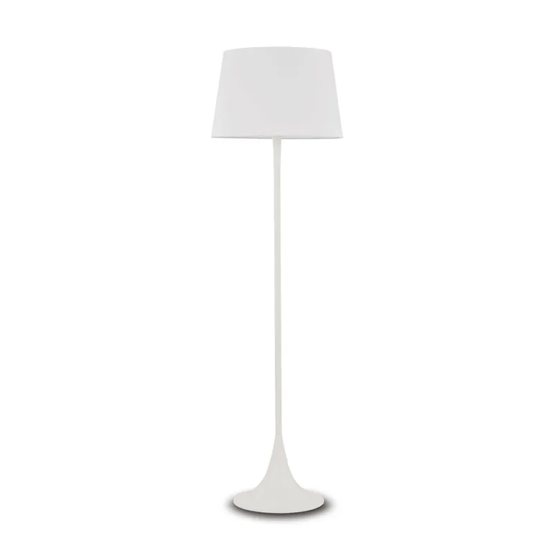 Lampadar Ideal Lux London Pt1 Bianco E27, Alb, 110233, Italia