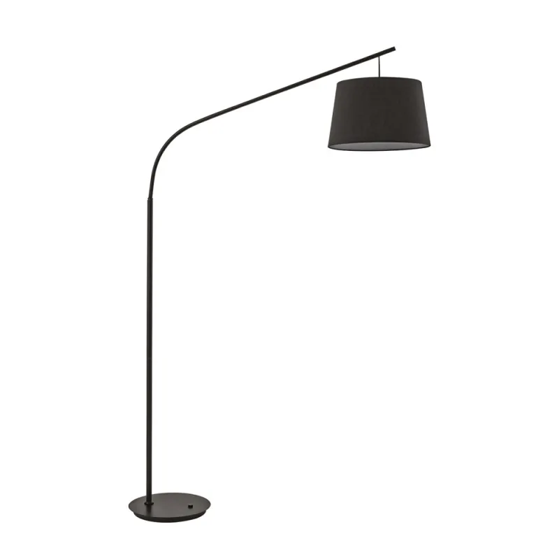 Lampadar Ideal Lux Daddy Pt1 Nero E27, Negru, 110363, Italia