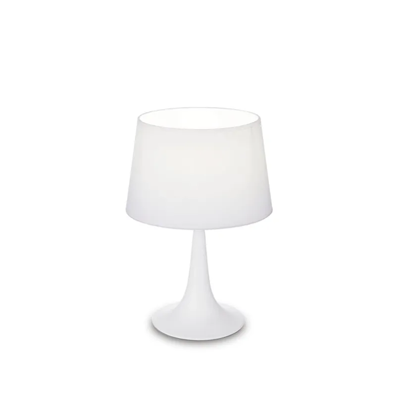 Veioza Ideal Lux London Tl1 Small Bianco E27, Alb, 110530, Italia