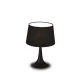 Veioza Ideal Lux London Tl1 Small Nero E27, Negru, 110554, Italia